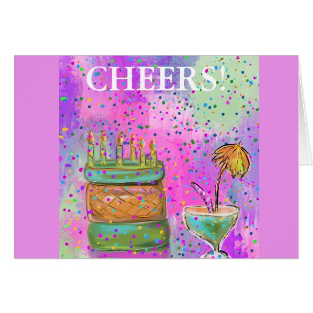 JOLI ANNIVERSAIRE (Devant horizontal)