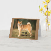 JOLI ANNIVERSAIRE À MA CARTE ***MARI*** (Fleur jaune)