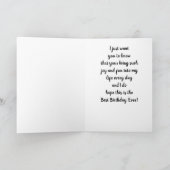 **JOLI ANNIVERSAIRE À MA CARTE TRÈS MEILLEURE AMIE (Intérieur)