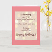 **JOLI ANNIVERSAIRE À MA CARTE TRÈS MEILLEURE AMIE (Fleur jaune)