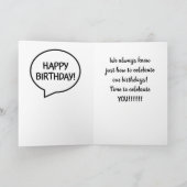 **JOLI ANNIVERSAIRE À MA CARTE TRÈS MEILLEURE AMIE (Intérieur)