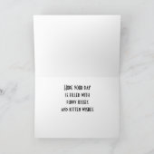 JOLI ANNIVERSAIRE À MA CARTE **VÉTÉRINAIRE** (Intérieur)