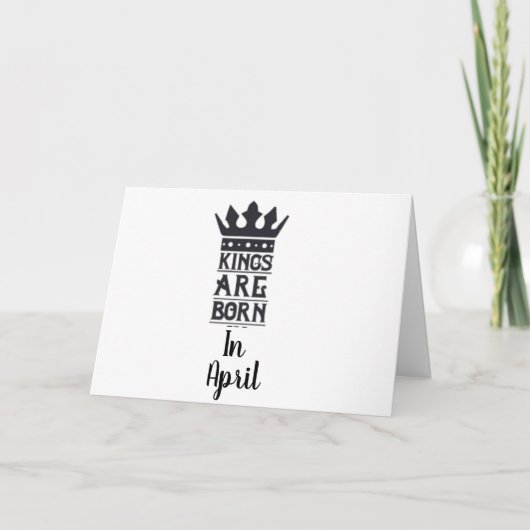 JOLI ANNIVERSAIRE À MON "ROI" NÉ DANS LA CARTE *AV (Devant)