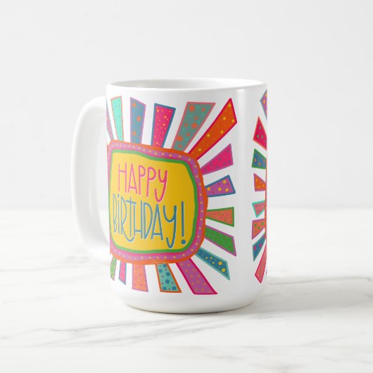 Joli Anniversaire Inspirivity Café Mug (Devant gauche)