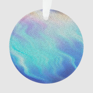Joli Aqua bleu violet pastel carrelage mosaïque