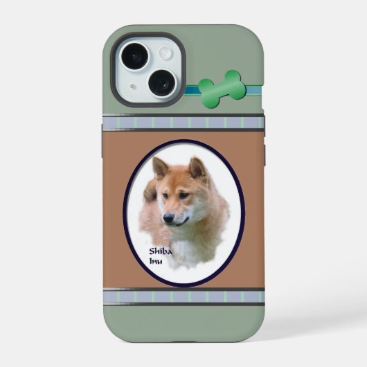 Joli Art Moderne Shiba Inu Chien (Verso)