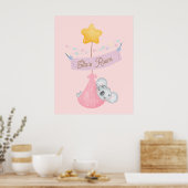 Joli art mural personnalisé de koala endormi (Cuisine)