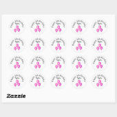 Joli autocollant d'anniversaire (Feuille)
