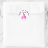 Joli autocollant d'anniversaire (Sac)