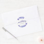Joli Autocollant de Mariage Floral Rustique (Enveloppe)