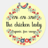 Joli autocollants de conditionnement pour petites  (Devant)