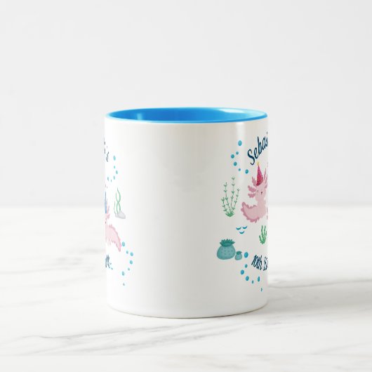 Joli Axolotl Birthday Boy Mug (Centre)