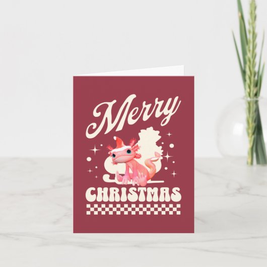 Joli Axolotl de Noël Joyeux Noël (Devant)