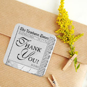 Joli Baby shower de journal Merci Favor Sticker