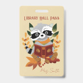 Joli badge de passage de la bibliothèque de lectur (Avant)