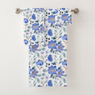 Joli bébé bleu Cornflower motifs floraux