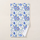 Joli bébé bleu Cornflower motifs floraux (Serviette à main)