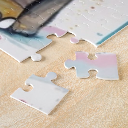 Joli bébé éléphant Puzzle (Côté)
