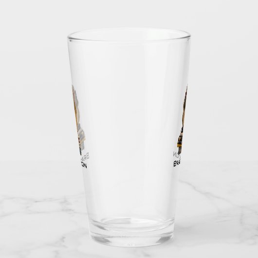 Joli bébé singe ajouter Nom Verre (Droite)