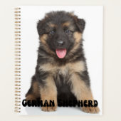 Joli Berger Allemand Puppy Calendrier Planificateu (Devant)