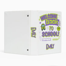 Joli Bienvenue à l'école Violet Vert