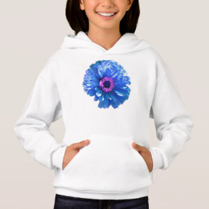 Joli bleu fleur marguerite zinnia dahlia