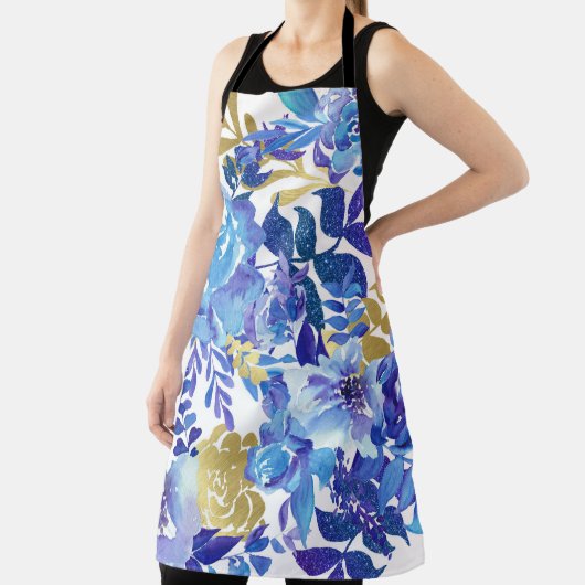 Joli Bleu Foral Plein tablier (Insitu)