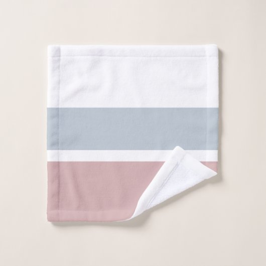 Joli bleu rose (Gant de toilette)