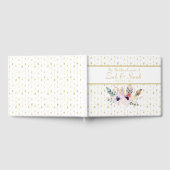 Joli Boho Bouquet & Flèches Mariage Livre d'or (Complet)