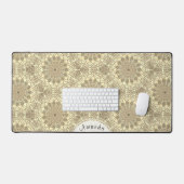 Joli Boho Chic Gold Cream Taupe Mandala (Clavier et souris)