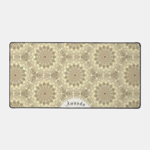 Joli Boho Chic Gold Cream Taupe Mandala