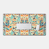 Joli boho coloré feuille motif (Clavier et souris)