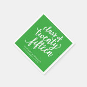 Joli Boho en vert | Serviettes en papier personnal (Coin)