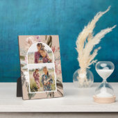Joli Boho Floral Deux Plaques Photo (Côté)