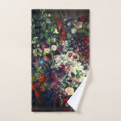 Joli bouquet de fleurs dans un vase (Serviette à main)