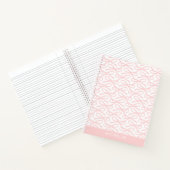 Joli Bow rose Nom personnalisé Carnet spiral (Intérieur)