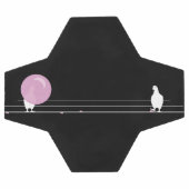 Joli Bubble rose Bubble Oiseaux de gomme sur un fi (Plat)