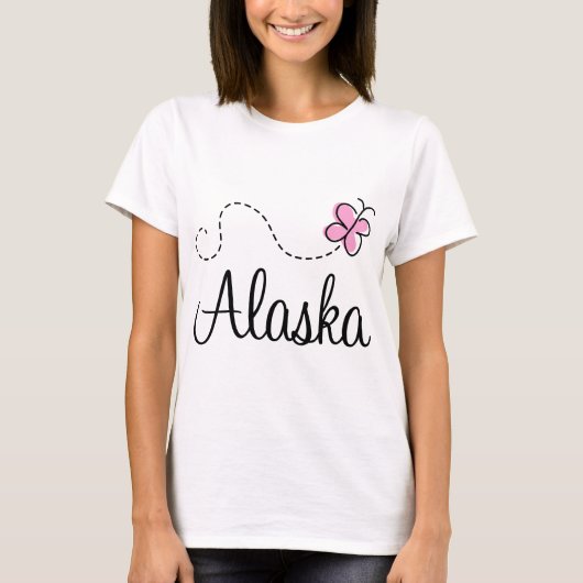Joli cadeau de T-shirt de l'Alaska (Devant)