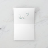 Joli cadre de fleurs Merci (Intérieur)