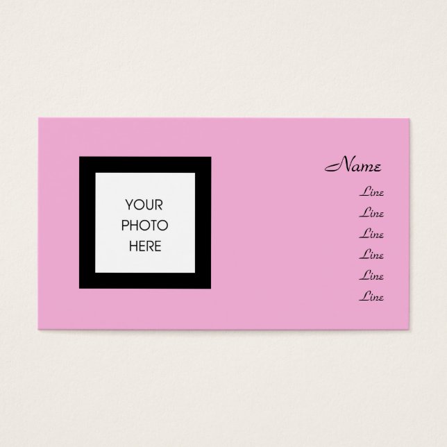 Joli cadre photo rose (Devant)