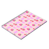 Joli cahier cerise (Côté gauche)