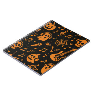 joli cahier de musique Halloween