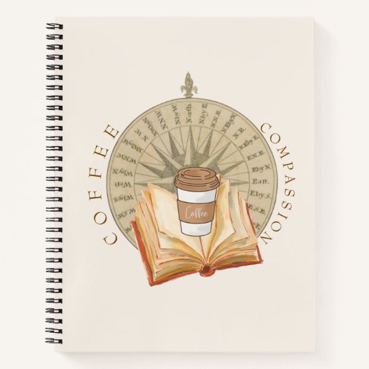 Joli cahier journal rétro minimaliste (Devant)