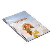 Joli cahier ligné pour notes, écriture (Côté Droit)