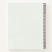 Joli cahier moderne rétro (Dos)