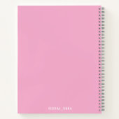 Joli cahier rose (Dos)