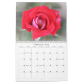 Joli Calendrier Floral Rose (Feb 2026)
