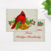 Joli cardinal Carte de visite de boîtier cadeau -  (Bureau)