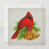 Joli Cardinal Elegance Invitation (Devant)