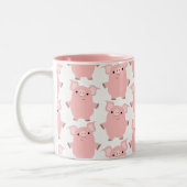 Joli caricatural Pigs Mug (Gauche)